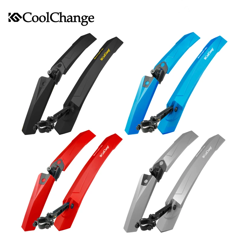 CoolChange2016 Bicycle Fenders Cycling Mountain Bike Front Rear Mud Guards Mudguard Set Hot Selling 4Colors Free