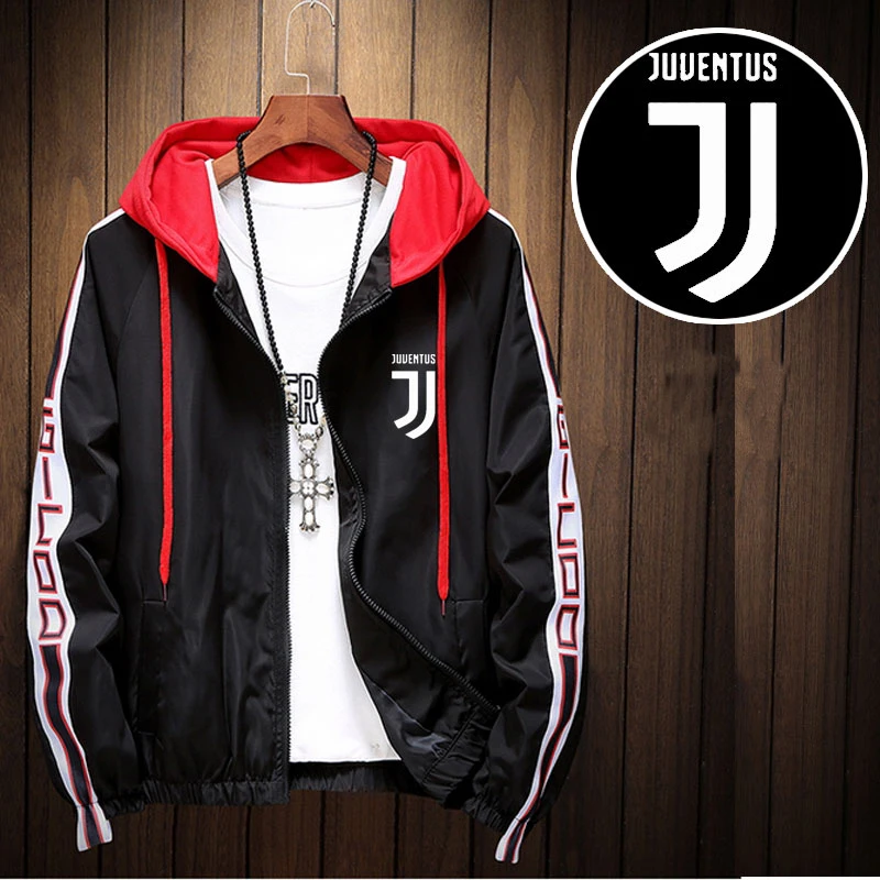

Juventus 2019 Spring and Autumn A uniform football sportswear student jacket casual style 4 types
