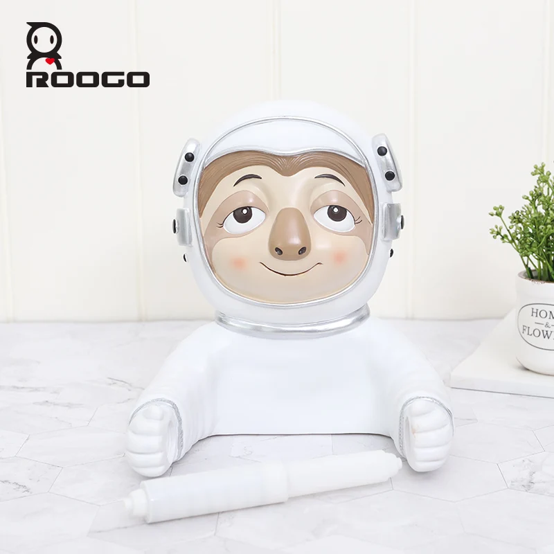 Силиконовый держатель для бумаги Roogo в виде мультяшных животных астронавтов