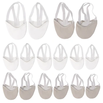 

Half Faux Leather Sole Ballet Pointe Dance Shoes Rhythmic Gymnastics Slippers Whosale&Dropship