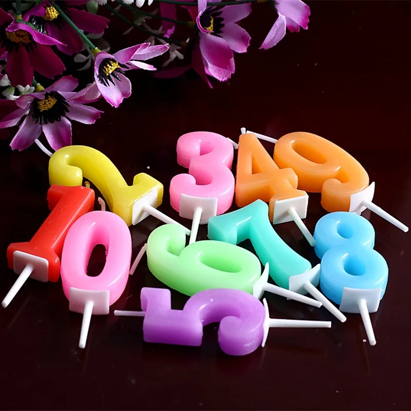 Super Cute Numbers Birthday Candle Party Candle Birthday Candle for