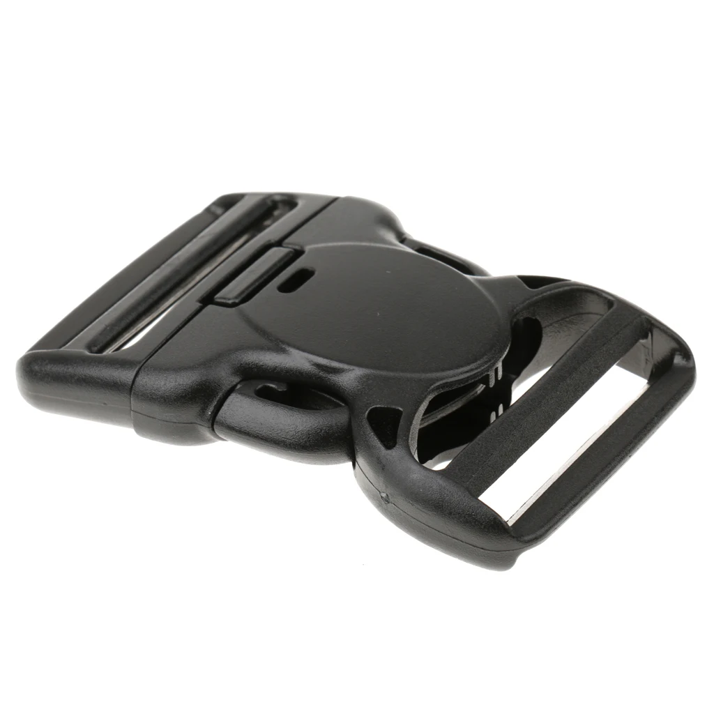 MagiDeal 50mm Plastic Side Release Buckle Clips/Sliders/fastening For Webbing Black Outdoor Tools