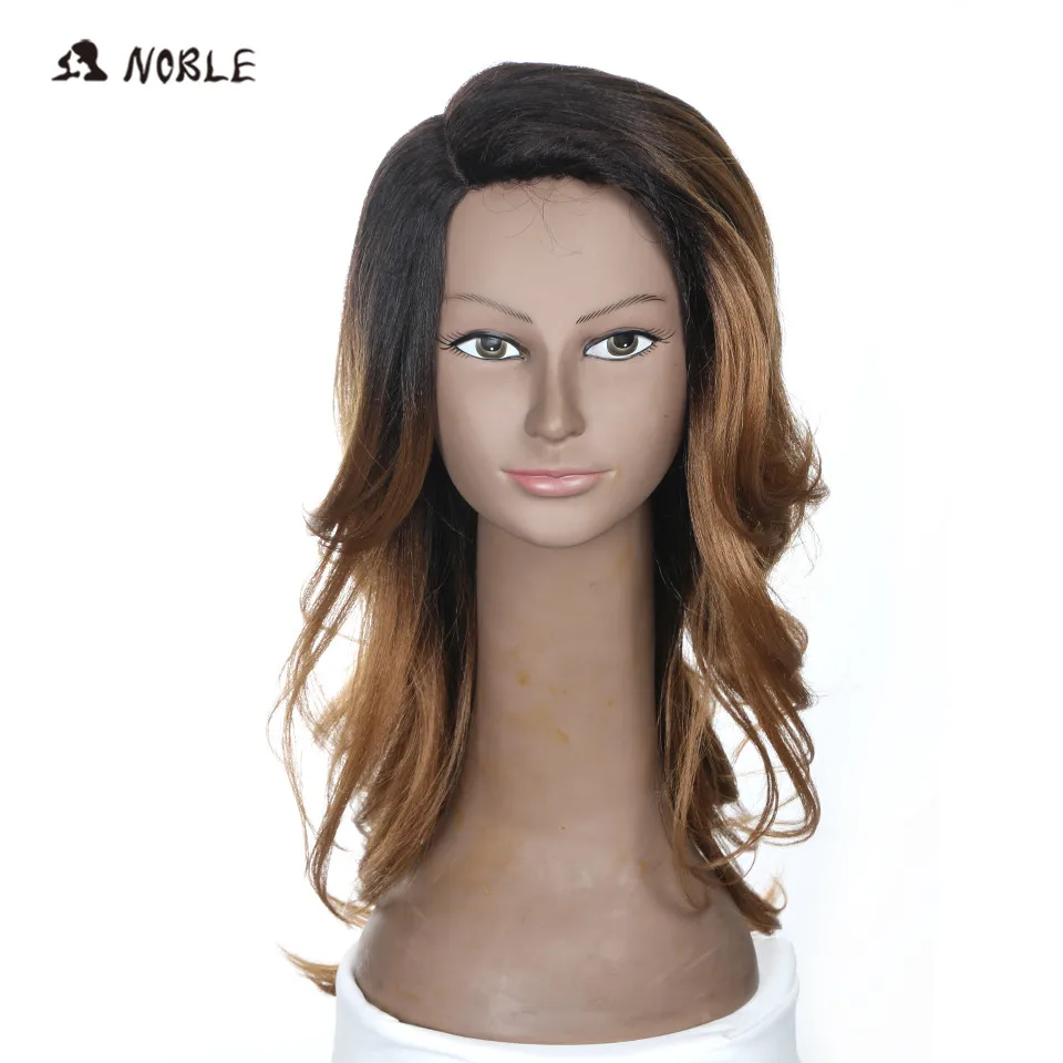 Online Shop Noble Lace Wigs Synthetic Hair 22 Inch Long Wig For