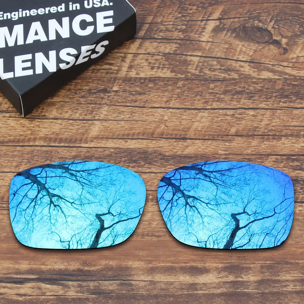 Lenti Di Ricambio Polarizzate Millerswap Per Occhiali Da Sole Oakley Twoface Specchiati Blu (Solo Lenti)