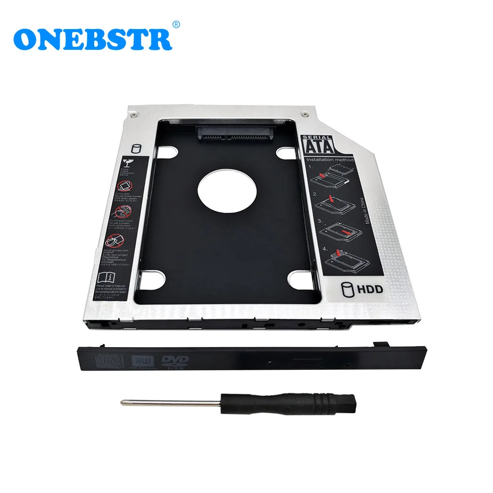 Free Shipping Universal Second 2.5 HDD Caddy 9.5mm SATA To SATA Hard Drive Adapter For Laptop CD DVD Optical Drive Bay Free Shipping Universal Second 2.5 HDD Caddy 9.5mm SATA To SATA Hard Drive Adapter For Laptop CD DVD Optical Drive Bay