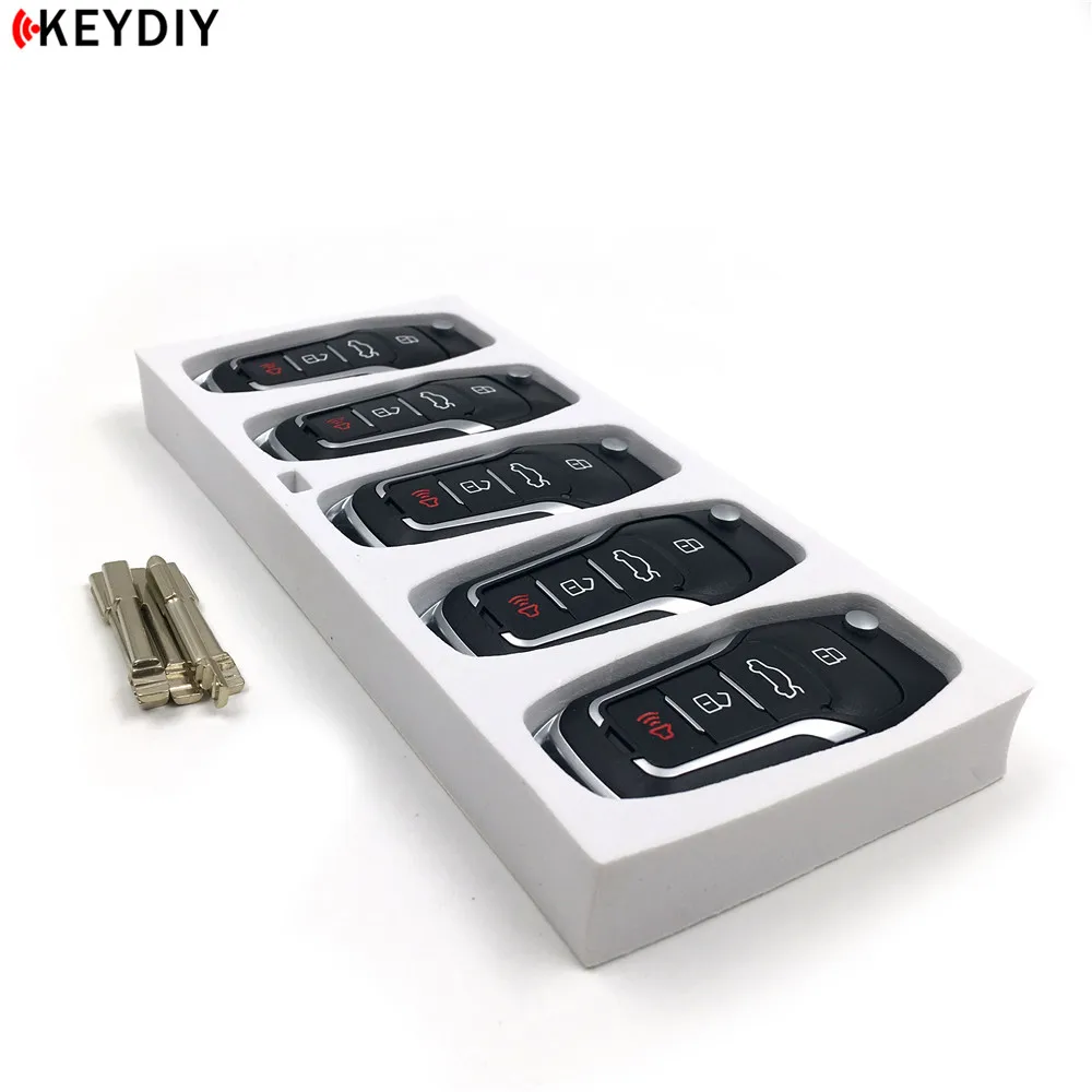 

5pcs New Original KD900 B Series Remote Control KD B12-3/4 With 5pcs Car Key Blade NO.38/90 For Ford Focus Modeo