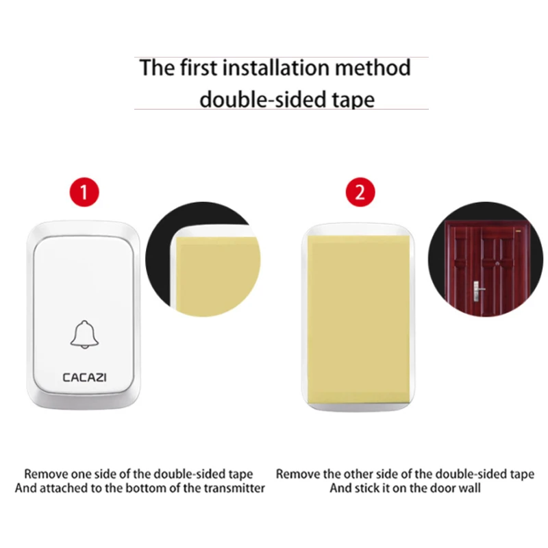LED light Home Bell Wireless Doorbell Waterproof 58 Chimes 300M Range Remote US EU Plug 1 Battery Button 1 Receiver Doorbell LED light Home Bell Wireless Doorbell Waterproof 58 Chimes 300M Range Remote US EU Plug 1 Battery Button 1 Receiver Doorbell