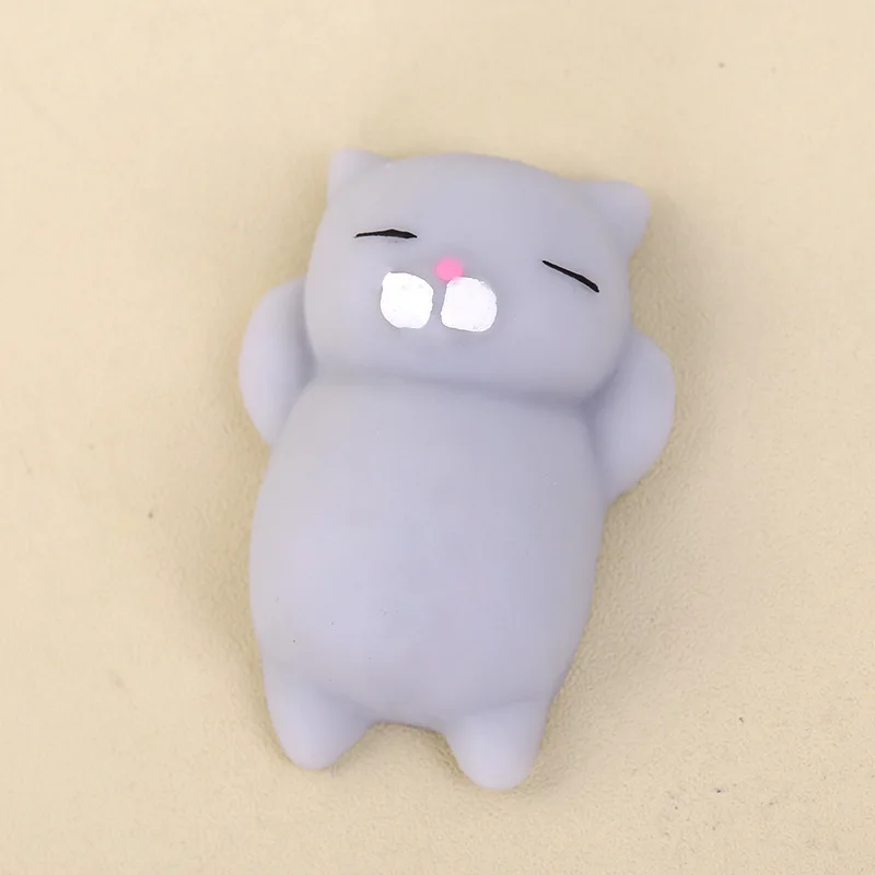 Aosst 2018 Mini Brinquedo Squishy Bonito Gato Bola Antistress Squeeze Mochi Subindo Brinquedos Slime Macio Pegajoso Squishi 