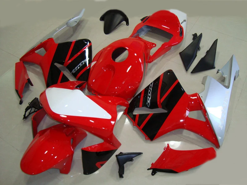Комплект свободный обтекатель для CBR600RR F5 03 04 CBR 600RR 2003 2004 600 RR ABS красный черный
