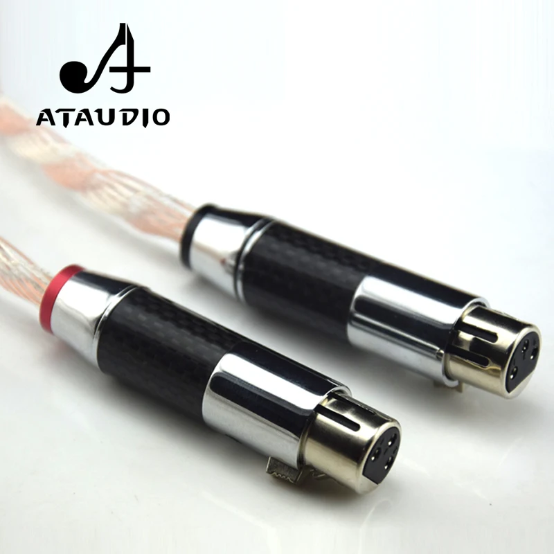 Кабель RCA XLR ATAUDIO Hi Fi кабель High Perfomance 2 Female Male|rca to xlr cable|hifi rca2 rca |