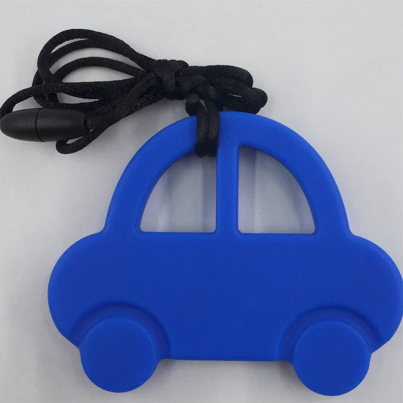 1 шт. BPA Free DIY силиконовый автомобильный Прорезыватель зубов для малышей Жевательная Подвеска для кормления Сенсорное Прорезыватель кольцо для соски игрушка Gfit
