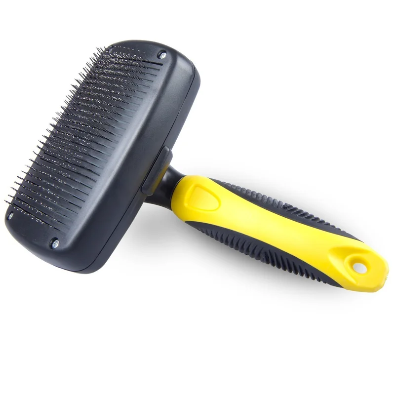 Pet Pet Grooming Brush Self Cleaning Slicker Brushes Best Shedding
