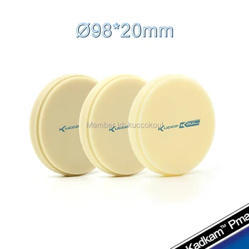 

4 pcs/lot Dental PMMA milling block 98*20mm A1/A2/A3 shades for Wieland and open CAD/CAM system crown and bridges restorations