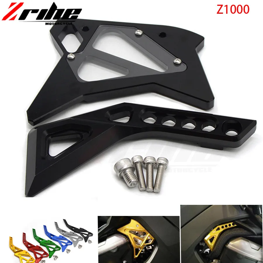 Motorcycle Accessories CNC Aluminum fuel injection injector Cover Guard For Kawasaki Z1000 Z 1000 Z1000SX 2014 2015 2016 2017