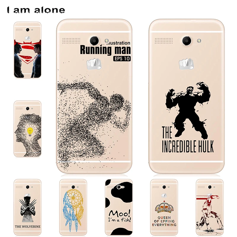 

I am alone Phone Cases For Micromax Bolt Q346 Warrior 1 2 Plus Q4101 Q4202 Canvas Juice A1 Q4251 Soft TPU Bags