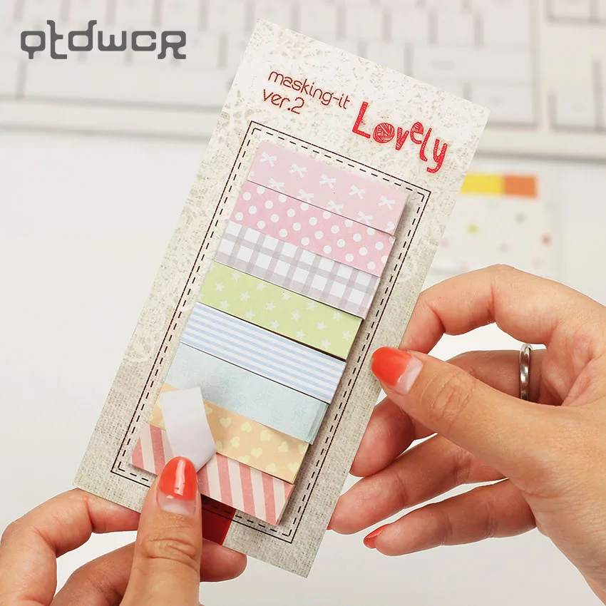 

Office Stationery Sticky Notes Korea Cute Kawaii 480 Pages Sticker Bookmark Point It Marker Memo Sticker Paper