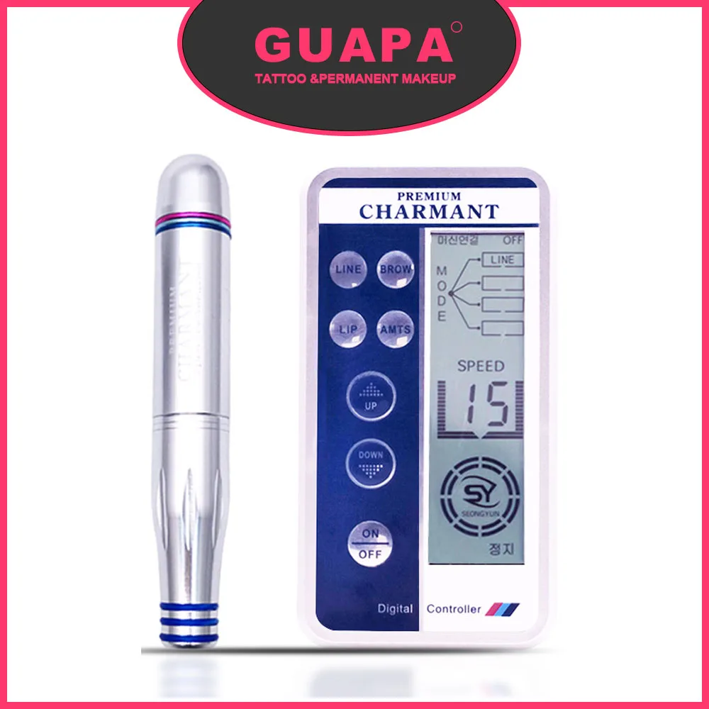 Free Shipping Panel Control Permanent Makeup Machine Kit For Eyebrow Tattoo Lip Eyeliner Microblading MTS Pen
