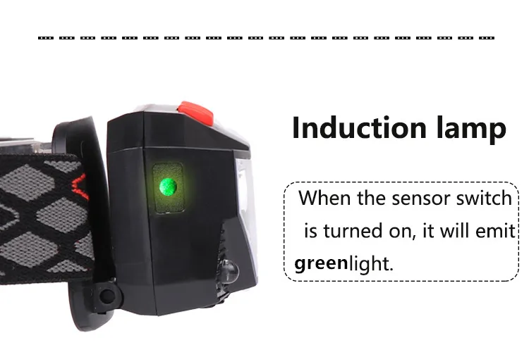 ИК-датчик светодиодный налобный фонарь со встроенным аккумулятором usb Перезаряжаемый мини-головной светильник cob головная лампа вспышка светильник вес для детей светильник