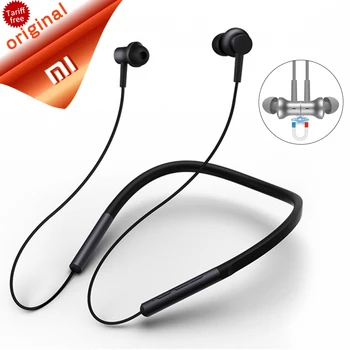 

Original Xiaomi Bluetooth Neckband Collar Headset With Mic Xiaomi Sports Magnetic Earphone Mi Wireless Dynamic Running Headphone