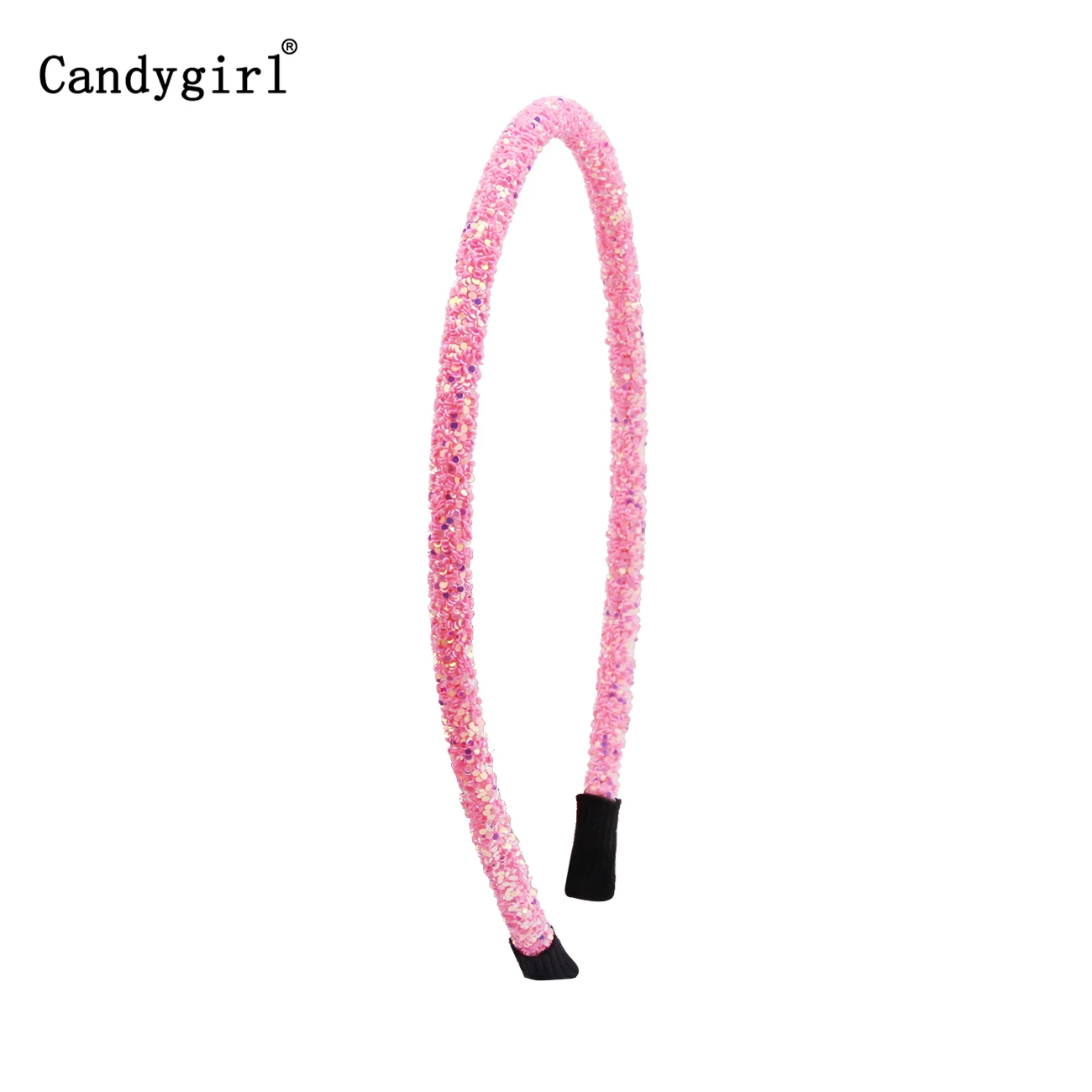 8pcs Children Glitter Shiny Sequins Headband Novelty Hair Bands Hair Hoop for Girls Women Girls Headbands Halloween Headdress large hair clip