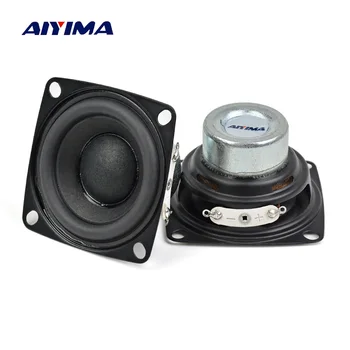 AIYIMA 풀 레인지 스피커, 열광적인 DIY 플랫 아크 고무 엣지, 네오디뮴 자석, HiFi 스피커, 20 코어, 4 옴, 10W, 2 개