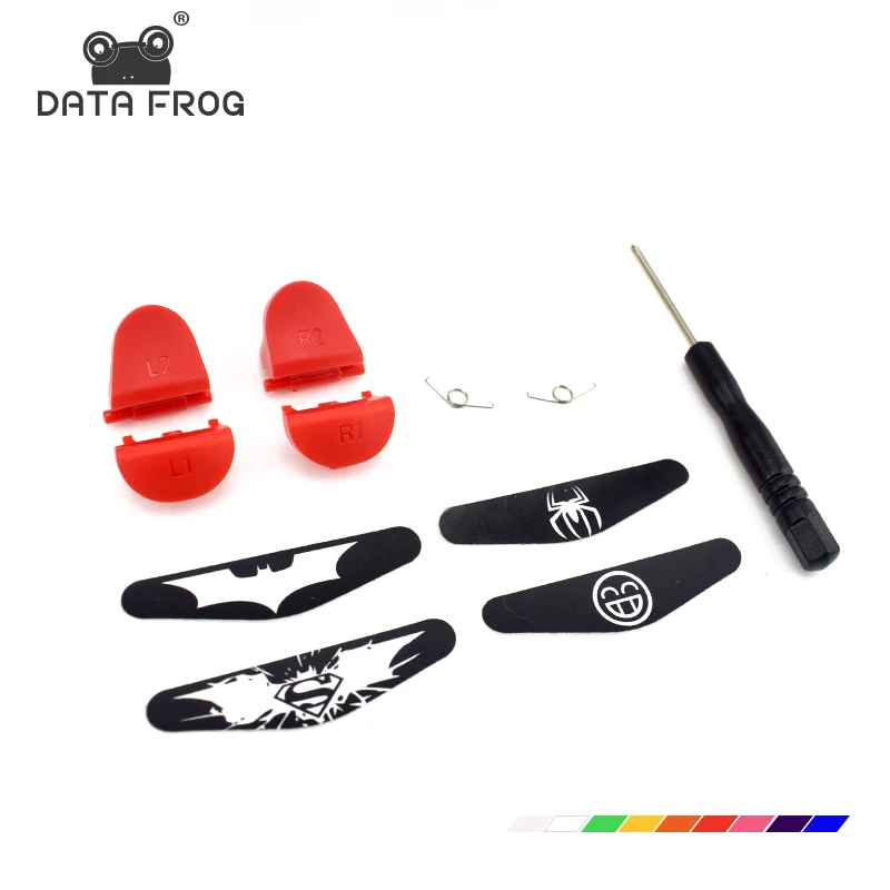 

For jds-030 L1 R1 L2 R2 Trigger Button And A Tool L2 R2 Springs Replacement for Playstations 4 Controllers With Random Stickers