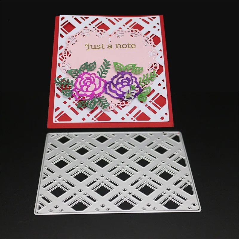 

Metal Flower Border Cutting Dies Scrapbooking Embossing Dies DIY Decorative Cards Cutting Dies Cut Stencils