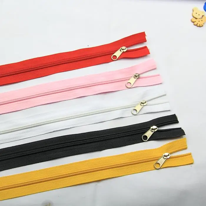 3# size nylon open-end zippers for bags quilts pillows cover craft sewing with 5 color for option