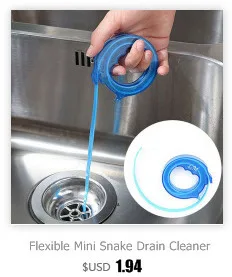 Гибкий мини Змеиный очиститель для удаления волос кухонные инструменты очиститель канализационных труб