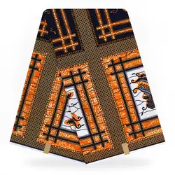 Горячая Распродажа Анкара Hollandais воск высокого качества Hollandais 2019 голландский Африканский вощеная ткань для лоскутное шитье 6 м T012618