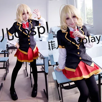 

Anime Riddle Story of Devil Akuma no Riddle Hashiri Nio Cosplay Costume Lolita Girls COS School Uniform for Halloween Party