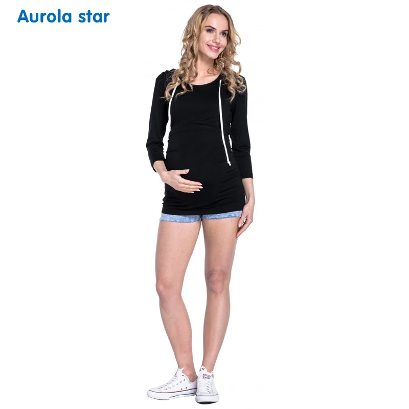 maternity nursing hoodies AS1791 black 003