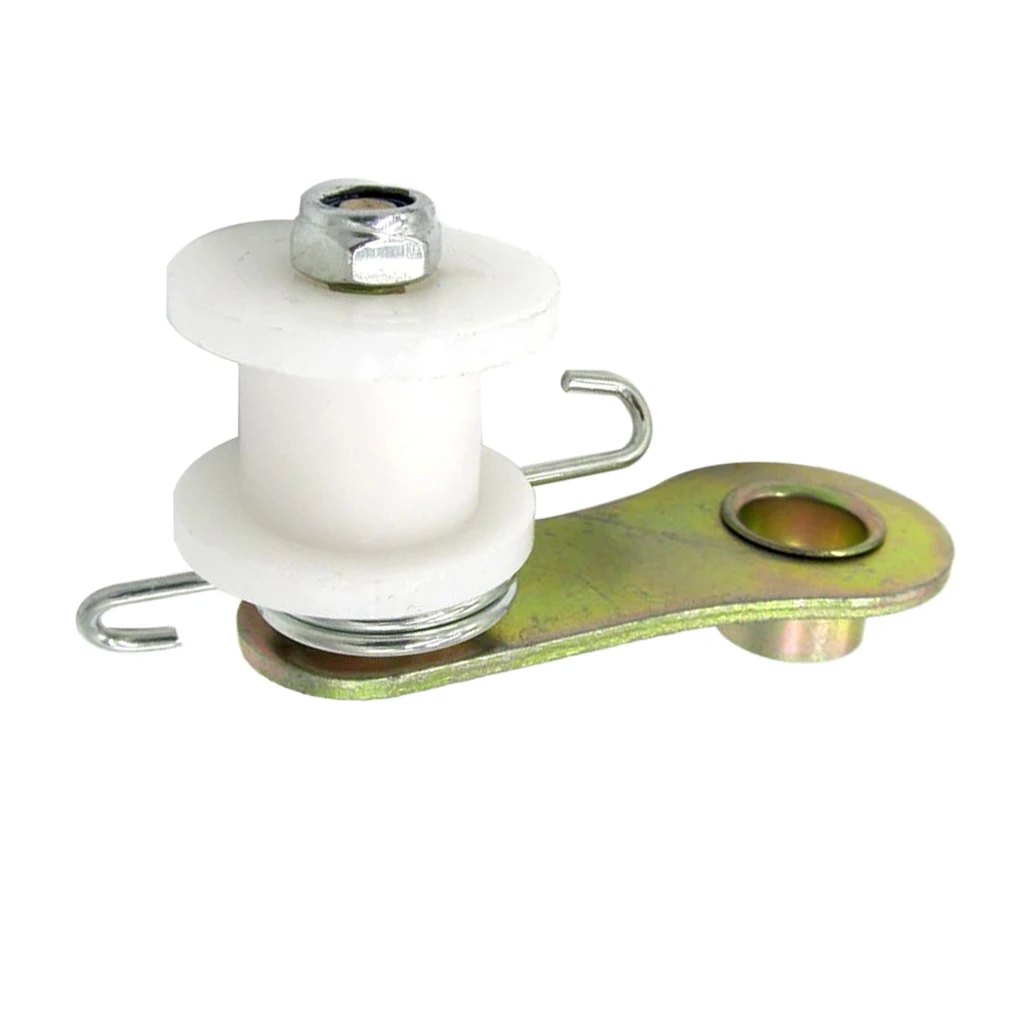 Motorcycle Spring Roller Wheel Adjuster Chain Tensioner Guide Slider for 110cc 125cc 140cc Pit Dirt Bike Chain Tensioner Roller