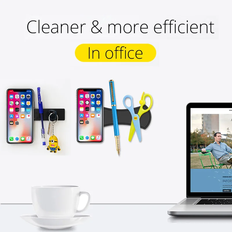 Универсальный держатель для мобильного телефона, крепкая адсорбционная Настенная Наклейка на рабочий стол, паста, автомобильный держатель, подставка для телефона, планшета, крепление, нано резиновая накладка