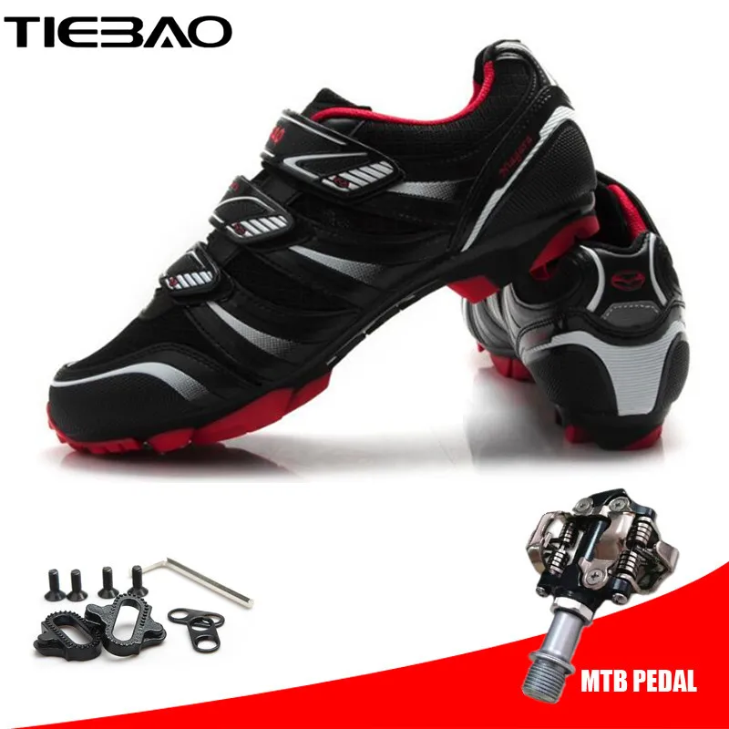 

Tiebao cycling shoes add SPD pedal sapatilha ciclismo mtb Professional Self-locking Mountain Bike Cycle Mtb Zapatillas Ciclismo
