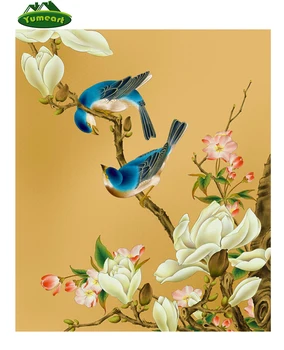 

5D Handicrafts Diamond Painting Embroidery Full Drill Cross Stitch Mosaic Home Decor Diamond Painting Couple Bird Singing Branch