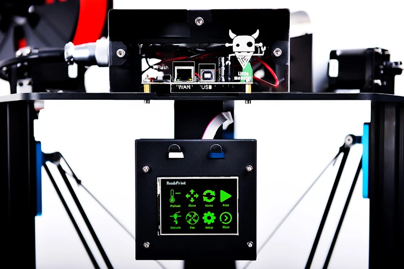 TEVO Little Monster Delta 3d принтер 3D набор для творчества сильный экструзионный