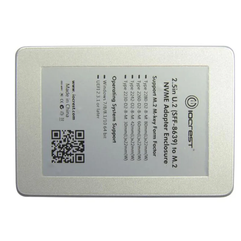 Адаптер U.2 для SSD M.2 NVMe PCI-e I/F HDD с корпусом | Компьютеры и офис