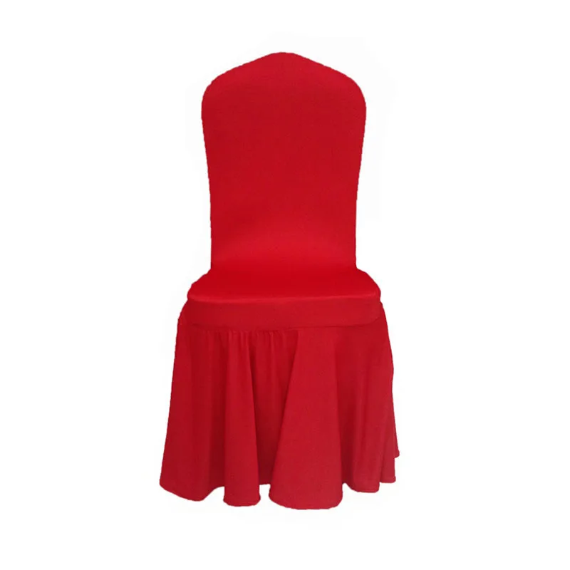 Экстра плотная большая юбка для банкета Свадьба лайкра Чехол для стула для мероприятий сиденье для украшения отеля