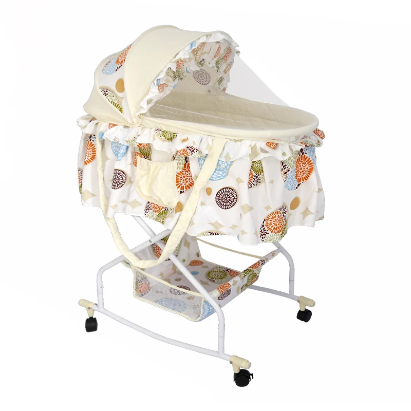 

Holycat Multi-function Baby Cradle Car Push Cart Cradle, Folding Sleeping Basket Sunshade, Mosquito Net.