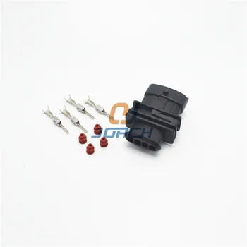 

10 pcs 4 pin Bosch auotmotive male bmw plug connector sets 1928403453