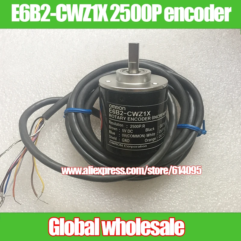 

1pcs E6B2-CWZ1X 2500P/R encoder for Omron / high precision rotary encoder / 2500 line incremental encoder