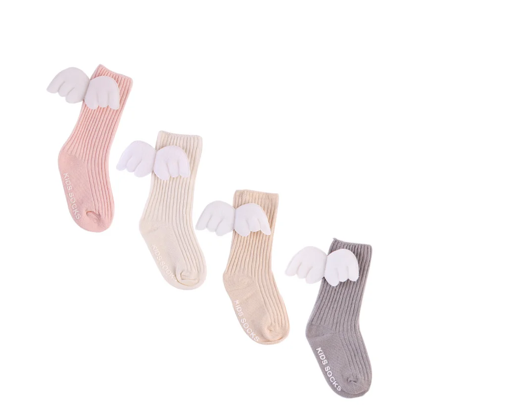 

NEW Baby Fashion Shocks Baby Toddler Infant Kid Cotton Warm Angels Wing Stockings Knee Tight 0-4Y