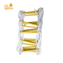 Высокопрочный материал 10 метров 33 футов противопожарная лестница Складная пожарная Спасательная Лестница