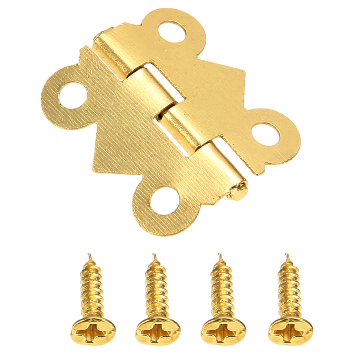 10pcs Butterfly Iron Hinges Cabinet Drawer Door Jewelry Box With Screws DIY Furniture Hardware Accessories