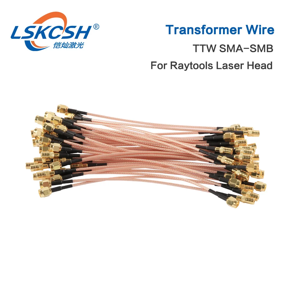 TTW кабель-наконечник провод для трансформатора SMB-SMA 10 см z/z fFor Raytools волоконная Лазерная режущая головка BT230/BT240 BM110 OEM