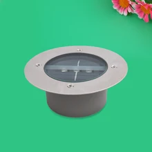 Waterproof Solar Light LED Round Underground Garden Yard Road Path Outdoor Lamp Lampada Led