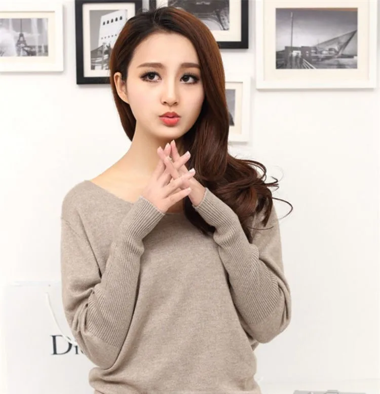 Last Stop118 discount 2019 cashmere women autumn Spring plus pullover sleeve wool size v-neck sweaters sweater TAILOR batwing sexy loose 100% fashion SHEEP 7 Last Stop118 discount 2019 7