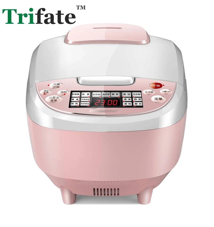 Многофункциональная розовая рисоварка P40 15 меню 4л квадратная рисоварка|rice cooker