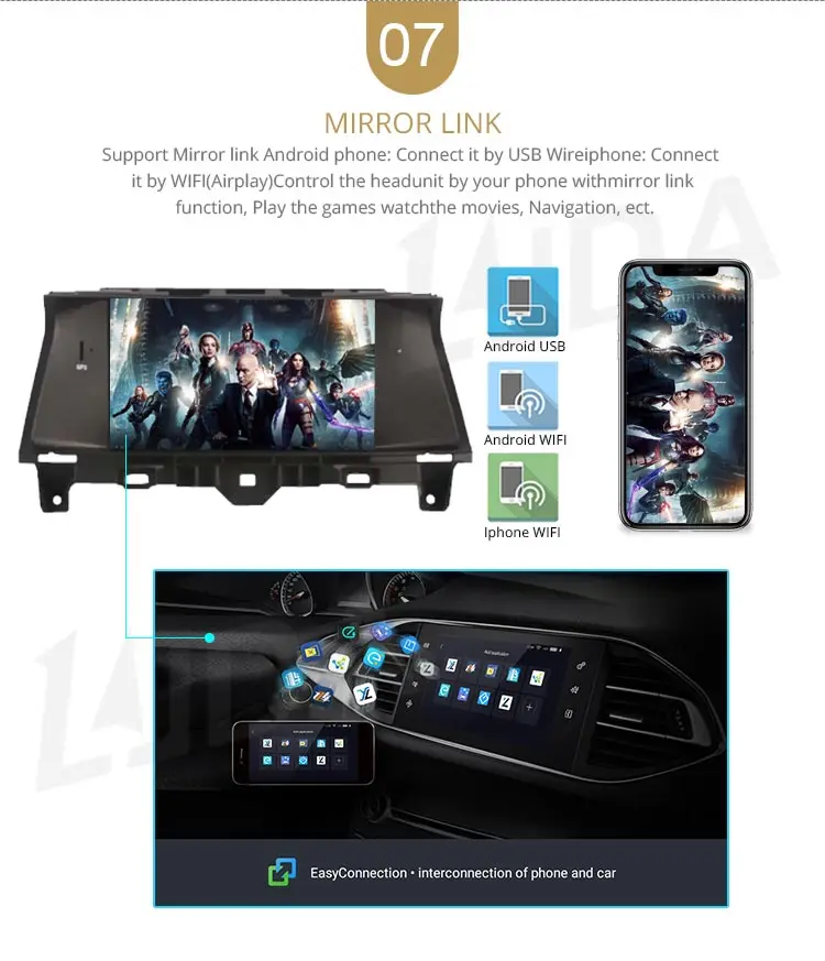 Cheap LJDA 1 Din Android 9.1 Car Radio For Honda Accord 2008-2015 WIFI Car Multimedia Player Stereo GPS Navigation DVD IPS Auto Audio 9